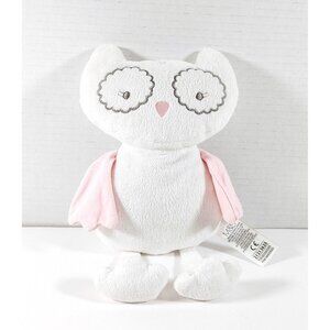 Marks And Spencer White Owl Baby Comforter Toy M&S Pink  Plush Dodou Doll